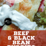 PIN for Beef and Black Bean Burritos