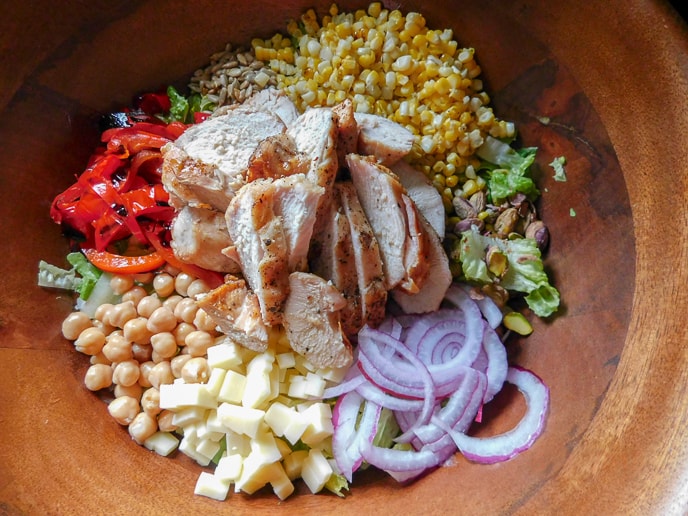 Summer Chopped Chicken Salad