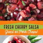 PIN for Pork Chops with Cherry Salsa