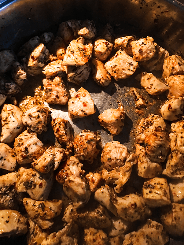 Chicken Sauteing for Chicken Fra Diavolo