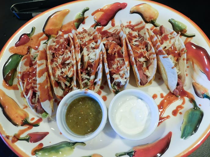 Enjoy the chophouse in a taco with Steakhouse Tacos
