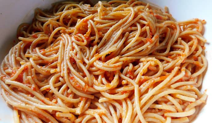 Ridiculously Simple Roasted Red Pepper Pasta In A Hurry