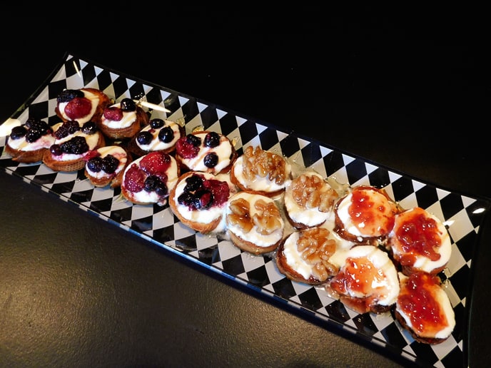 Mix up your appetizer with a Sweet Crostini Bite