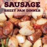 PIN for Roasted Suasage Sheet Pan Dinner