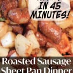 PIN for Roasted Sausage Sheet an Dinner