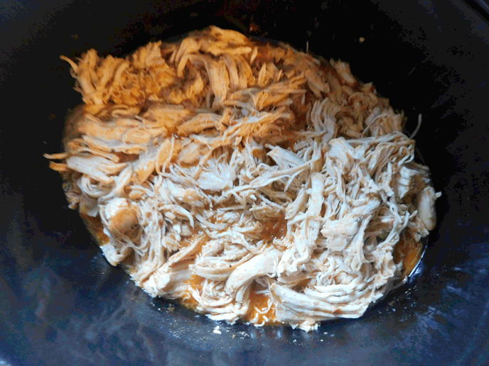 Tempting CrockPot Fire Chicken has a little surprise