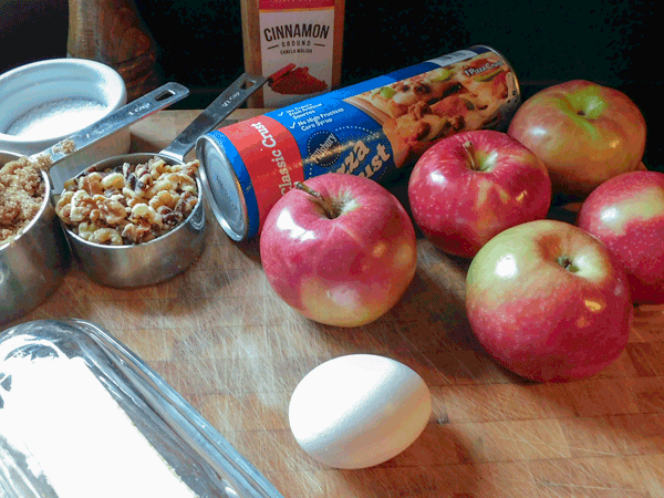 Ingredients for Apple Galette