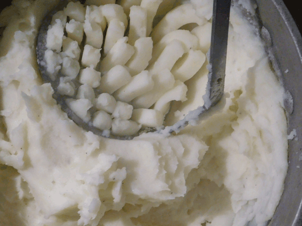 Creamy mashed potatoes