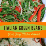 Pin for italian green beans