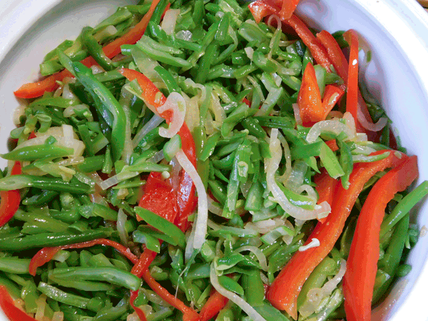 Epic Italian Green Beans Cheer On The Flag