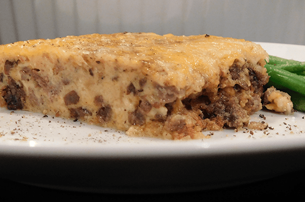 Cheeseburger Pie Low Carb Goodness