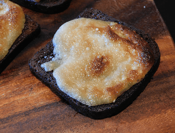 Pumpernickel Onion Toasties