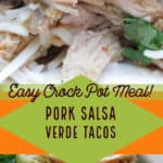 PIN for Easy crock pot pork salsa verde