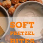 PIN for easy, fast, cheap appetizer: soft pretzel bites