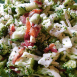 Closeup of Broccoli Salad