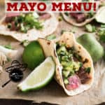 PIN for Cinco de Mayo Menu