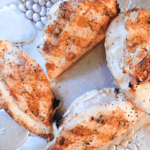 Platter of Grilled Chicken Cordon Blue