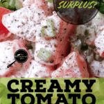 PIN for Creamy Tomato Salad