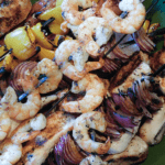 Closeup of Grilled Jambalaya