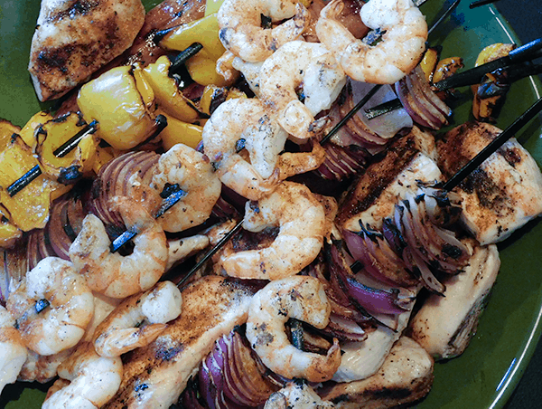 Closeup of Grilled Jambalaya