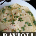 PIN for Ravioli in Broth