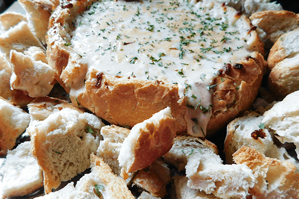 Queso Bread Bowl with Chipotle