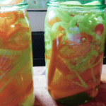 Quick Pickles ready for the refrigerator
