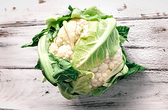 Cauliflower ready for to be made into quick pickles