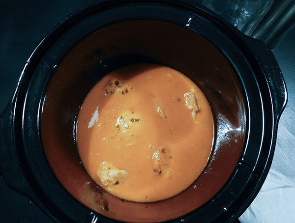 French Chicken in a slow cooker