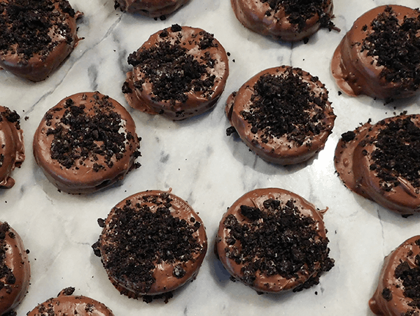 Mocha Chocolate Covered Oreos