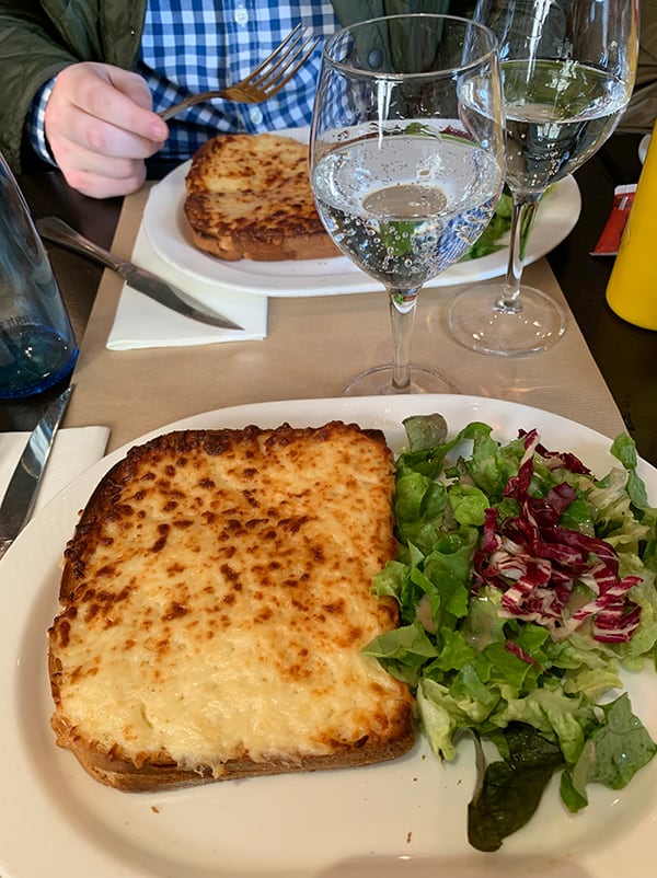 Croque Monsieur for weekly menu 02.02.20