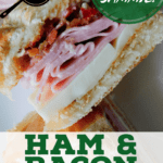 Ham and Bacon Sandwich