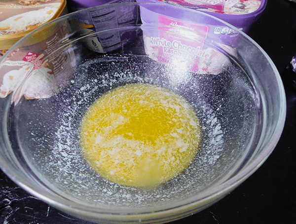 Melted butter for the crust 