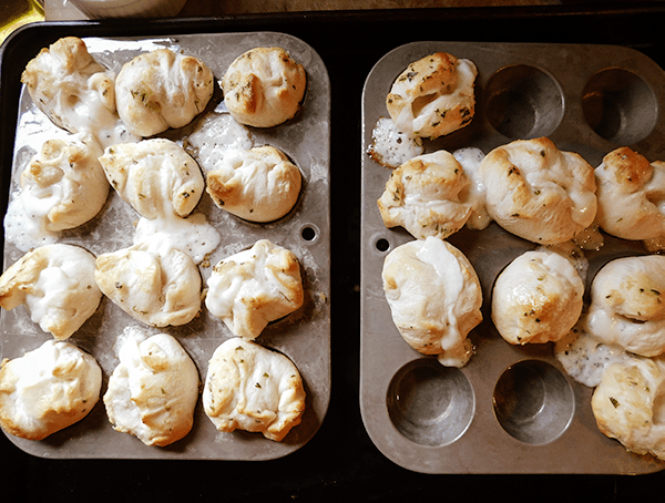 Cheese Stuffed Garlic Rolls 