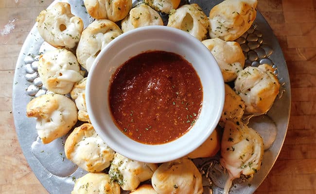 Cheese Stuffed Garlic Rolls: Biscuit Hack!