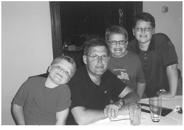 Boys with their Dad for Weekly Menu 06.20.21