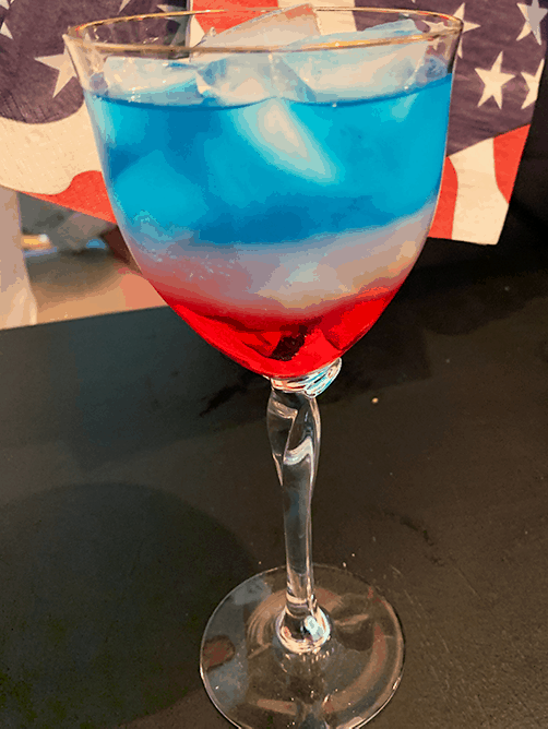 Firecracker Spritzer for July 4th Holiday