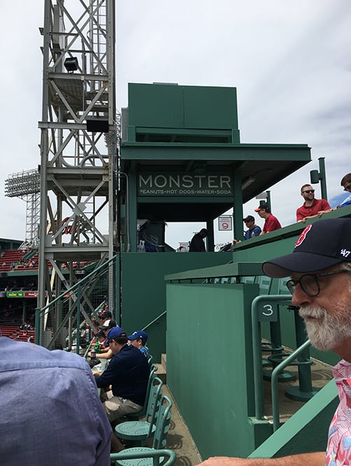 Green Monster at Fenway Park for the Weekly Menu 07.04.21