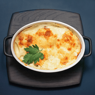 Scalloped potatoes on Weekly Menu 07.09.23